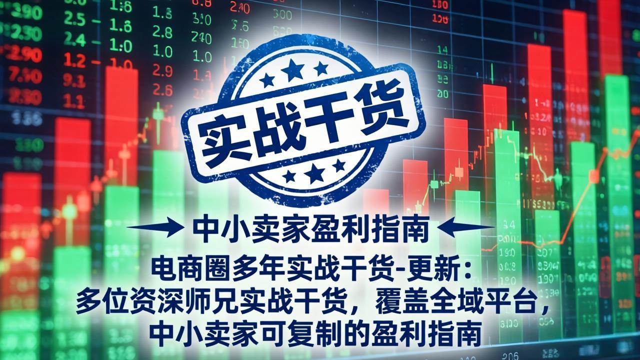 （19447期）电商圈多年实战干货-更新2026：多位资深师兄实战干货/覆盖全域平台，中小卖家可复制的盈利指南-聚码资源
