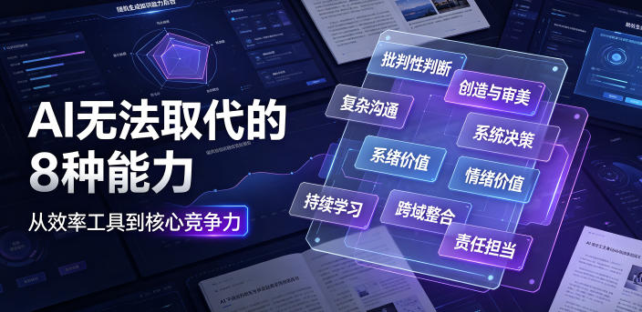 付费文章：AI无法取代的8种能力-聚码资源